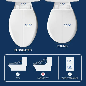 BIOBIDET BB-1000 Supreme Bidet Toilet Seat BB1000R