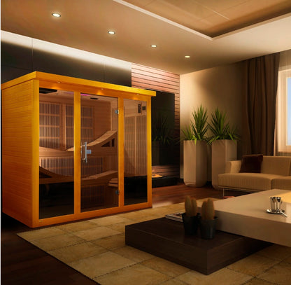 Golden Designs DYN-6996-01 Ultra Low EMF Far Infrared Sauna DYN-6996-01 Elite