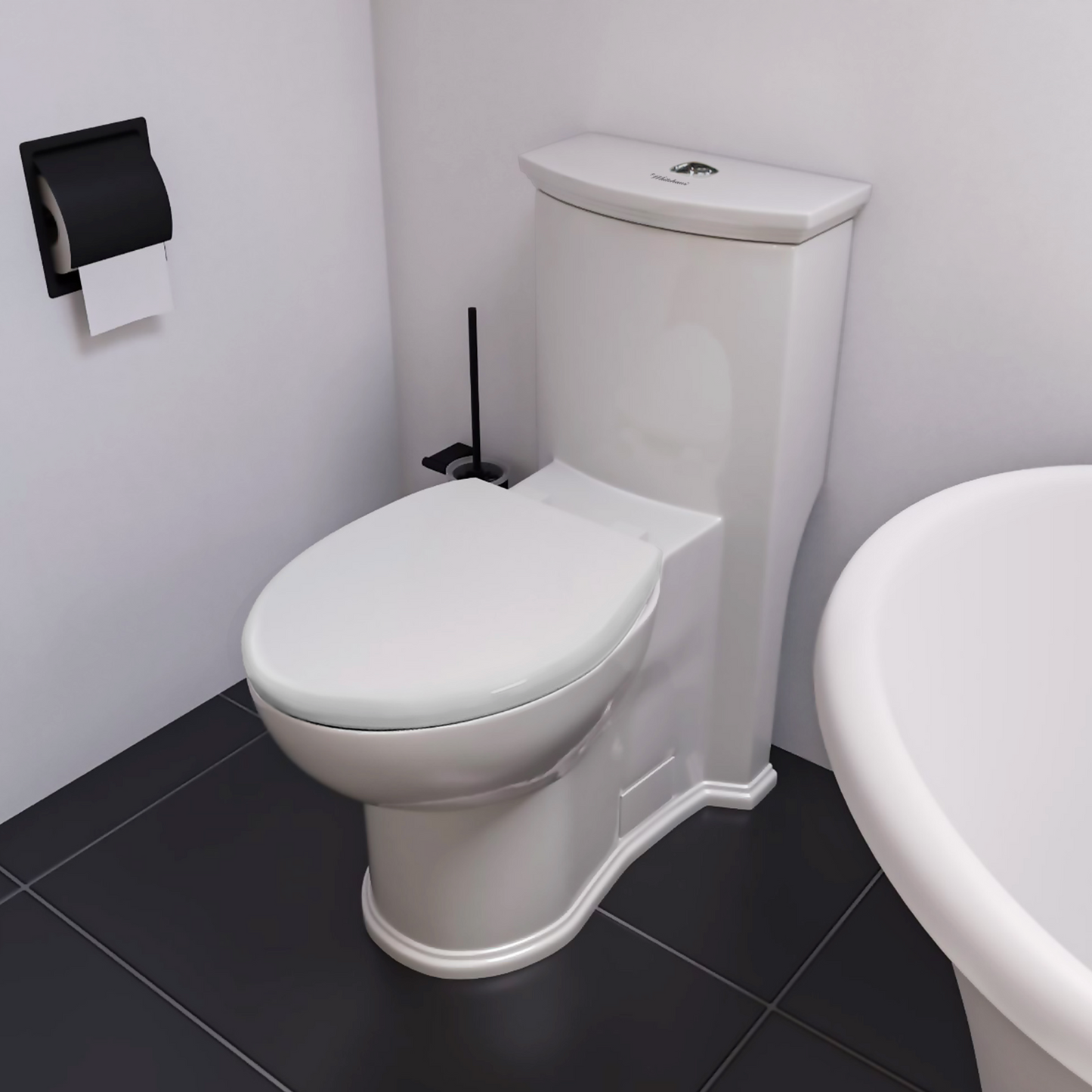 Whitehaus Magic Flush Eco-Friendly One Piece Toilet WHMFL3364-EB