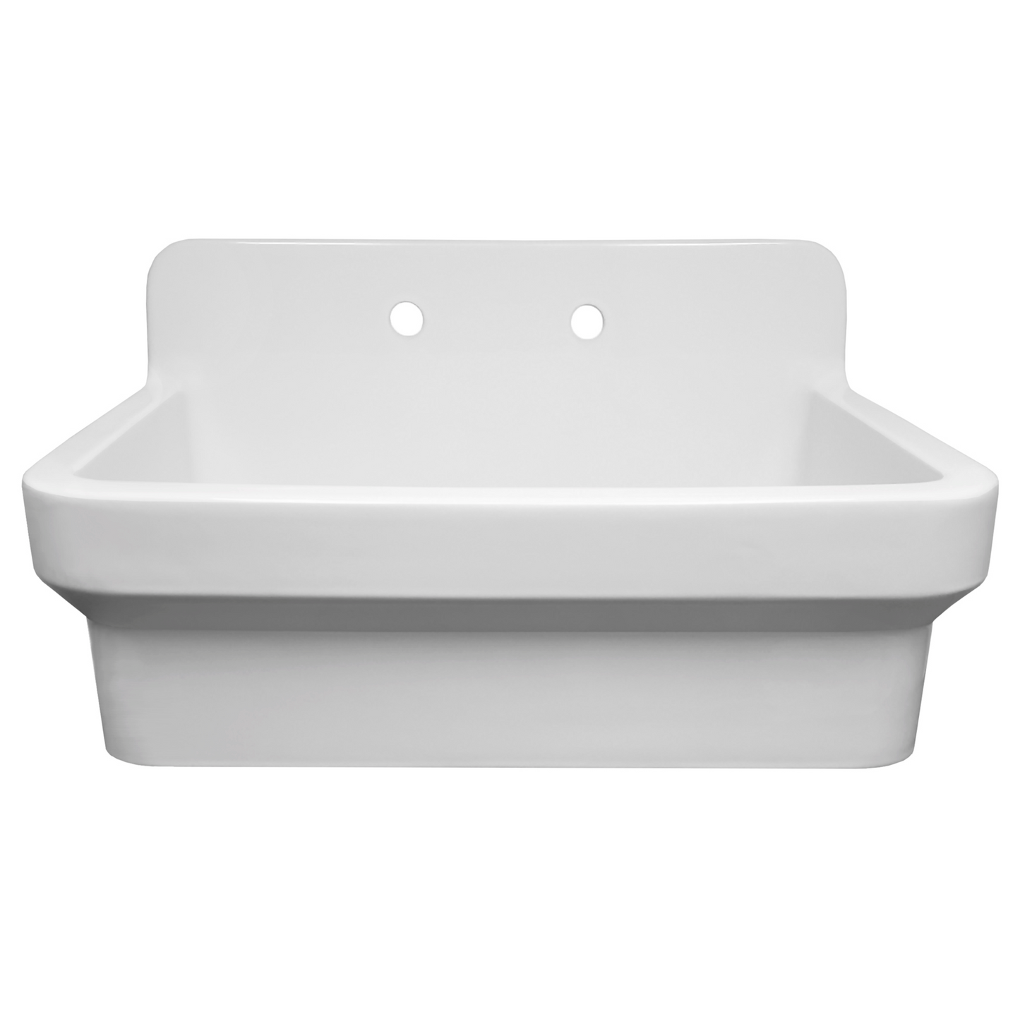 Whitehaus 30" single bowl fireclay kitchen/utility front apron sink OFCH2230-WHITE