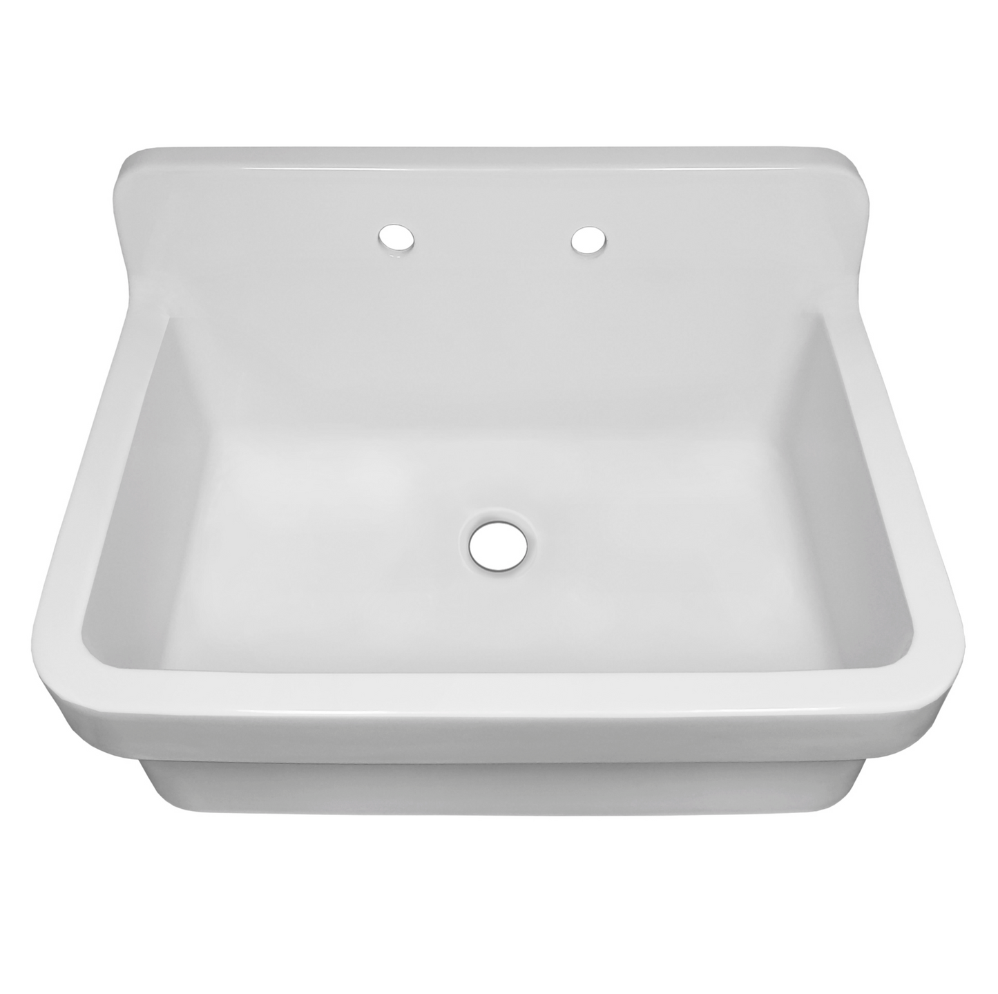 Whitehaus 30" single bowl fireclay kitchen/utility front apron sink OFCH2230-WHITE