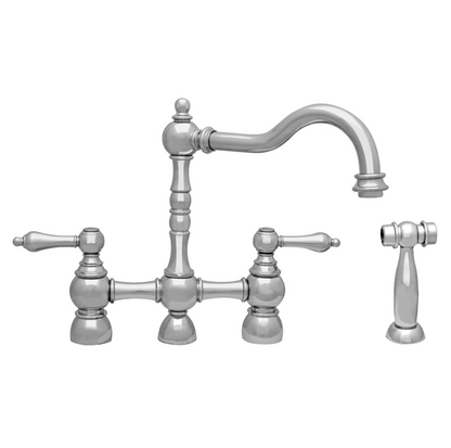 Whitehaus Englishhaus kitchen bridge faucet WHEGB-34656-C