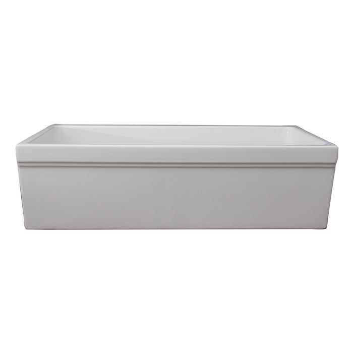 BARCLAY Hinton Single Bowl Fireclay Apron-Front Sink FSSB1004-WH