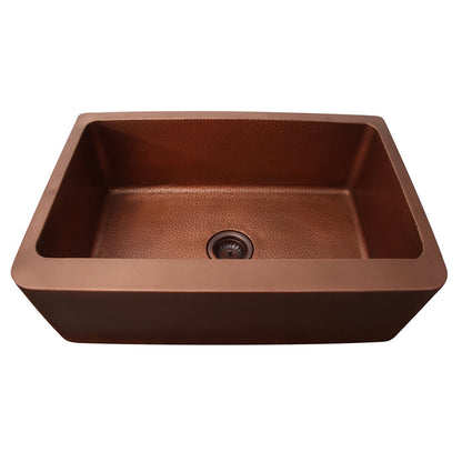 BARCLAY Bentley Single Bowl Copper Apron-Front Sink FSCSB3122-SAC