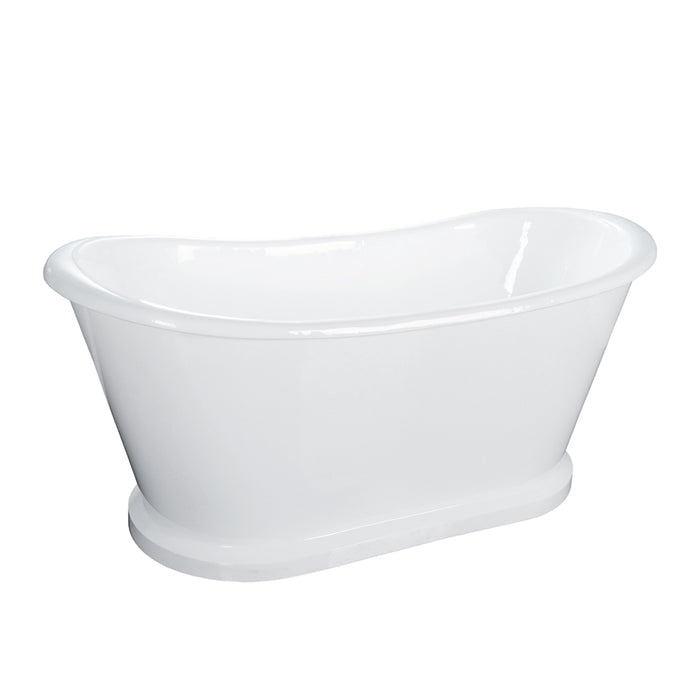 Barclay Raynor 66" Cast Iron Bateau Tub CTBATN66-WH