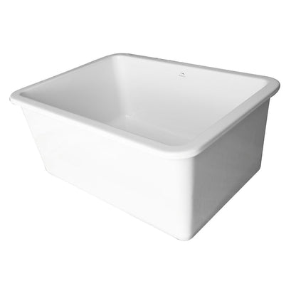 Barclay Orabella 27″ Drop-in/Undermount Fireclay Kitchen Sink&nbsp;KS27-WH