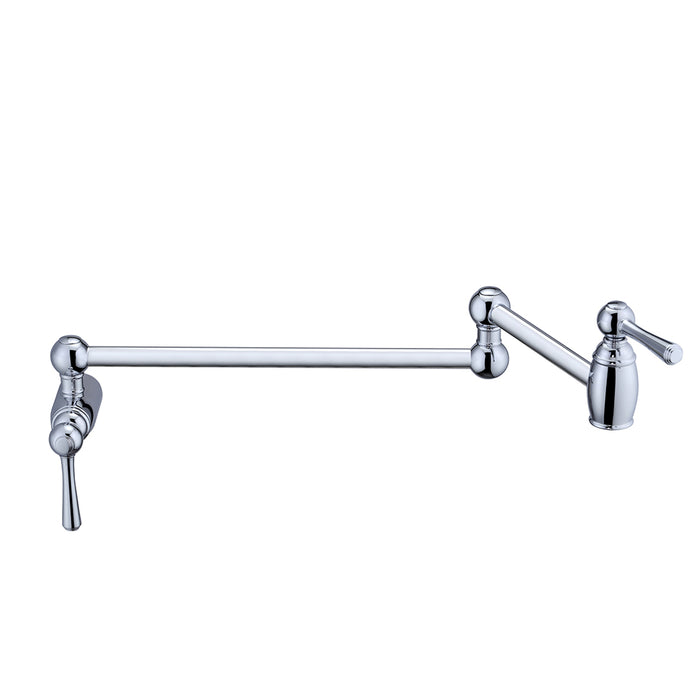 Barclay Dai Dual Handle Wall Mount Pot Filler KFP602-ORB Polished Chrome