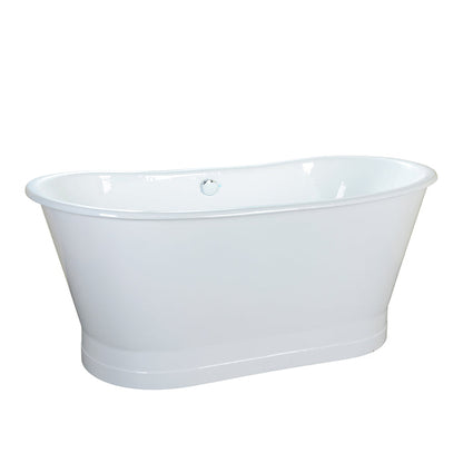 Barclay Wakely 68" Extra Wide Cast Iron Bateau Tub CTBATN68W-WH