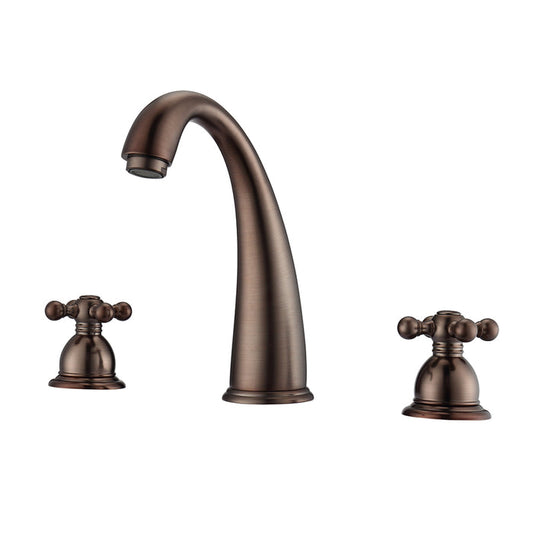 BARCLAY Maddox Widespread Lavatory Faucet with Metal Cross Handles LFW106-MC-ORB