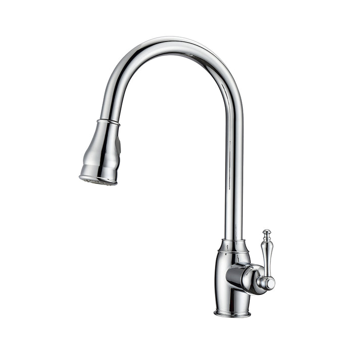 BARCLAY Bay Single Handle Kitchen Faucet with Single Handle 1 KFS408-L1-CP