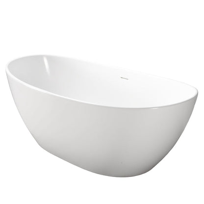 Barclay Howe 65" BARstone Freestanding Tub RTOVN64-OF-WH