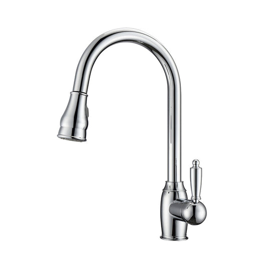 BARCLAY Bay Single Handle Kitchen Faucet with Single Handle 2 KFS408-L2-CP