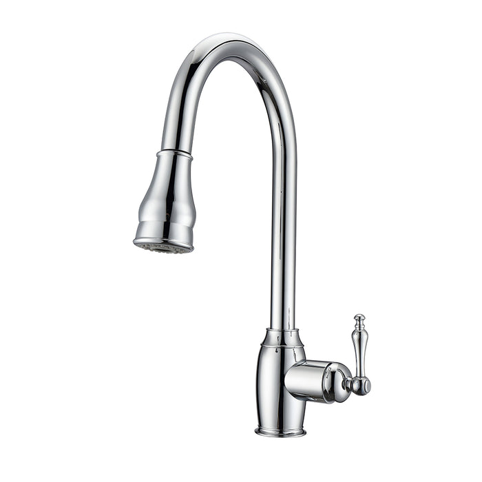 BARCLAY Bay Single Handle Kitchen Faucet with Single Handle 1 KFS408-L1-CP