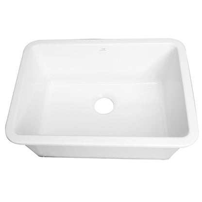 Barclay Orabella 27″ Drop-in/Undermount Fireclay Kitchen Sink&nbsp;KS27-WH