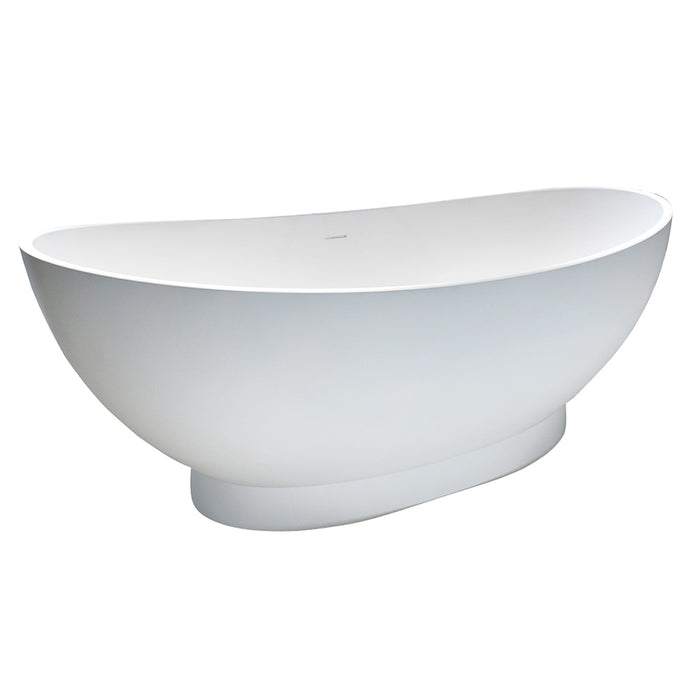 Barclay Julianna 71" BARstone Double Slipper Tub RTDSN71-WH