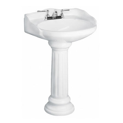 Barclay Vicki Pedestal Lavatory 3-654WH