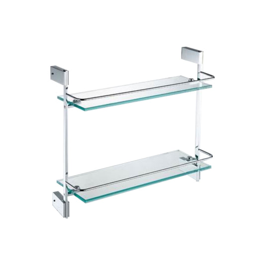 Aqua Fino by KubeBath Double Glass Shelve