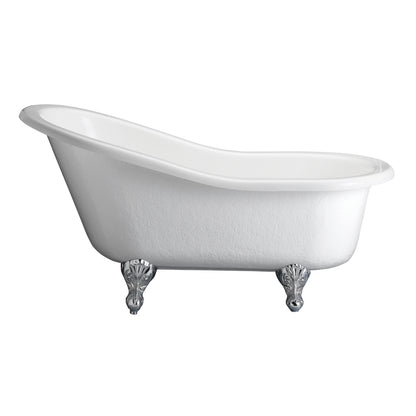 Barclay Estelle Acrylic Slipper Tub WH ATS60-WH-PN