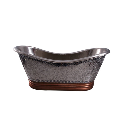 Barclay Galileo 72″ Copper Double Slipper Tub COTDSN71B-MN