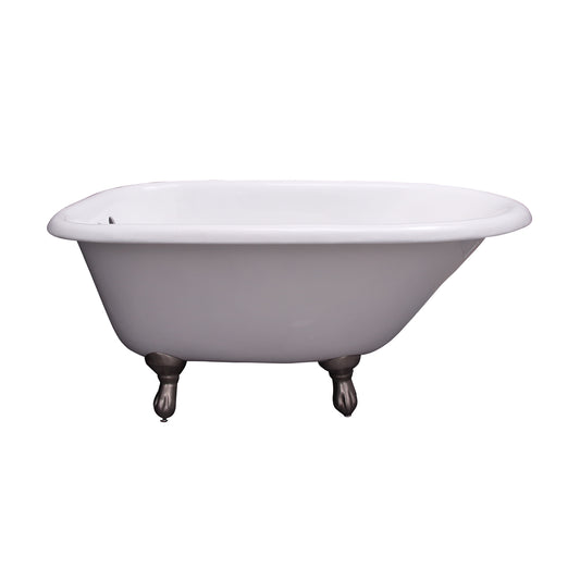 Barclay Addison 48" Cast Iron Roll Top Tub CTRH49-WH-BN