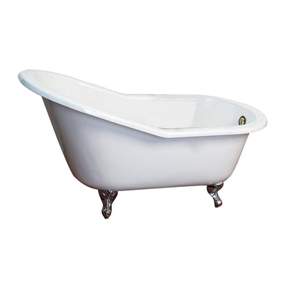 Barclay Icarus Cast Iron Slipper Tub WH CTS7H67-WH-BN