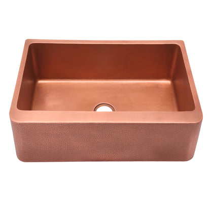 Barclay Barroca Single Bowl Copper Apron-Front Sink FSCSB3106-AC