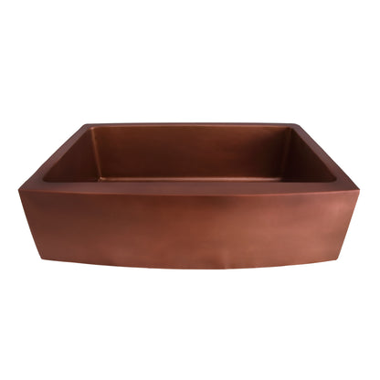 Barclay Emelina Single Bowl Copper Apron-Front Sink – 33″ FSCSB3128-SAC