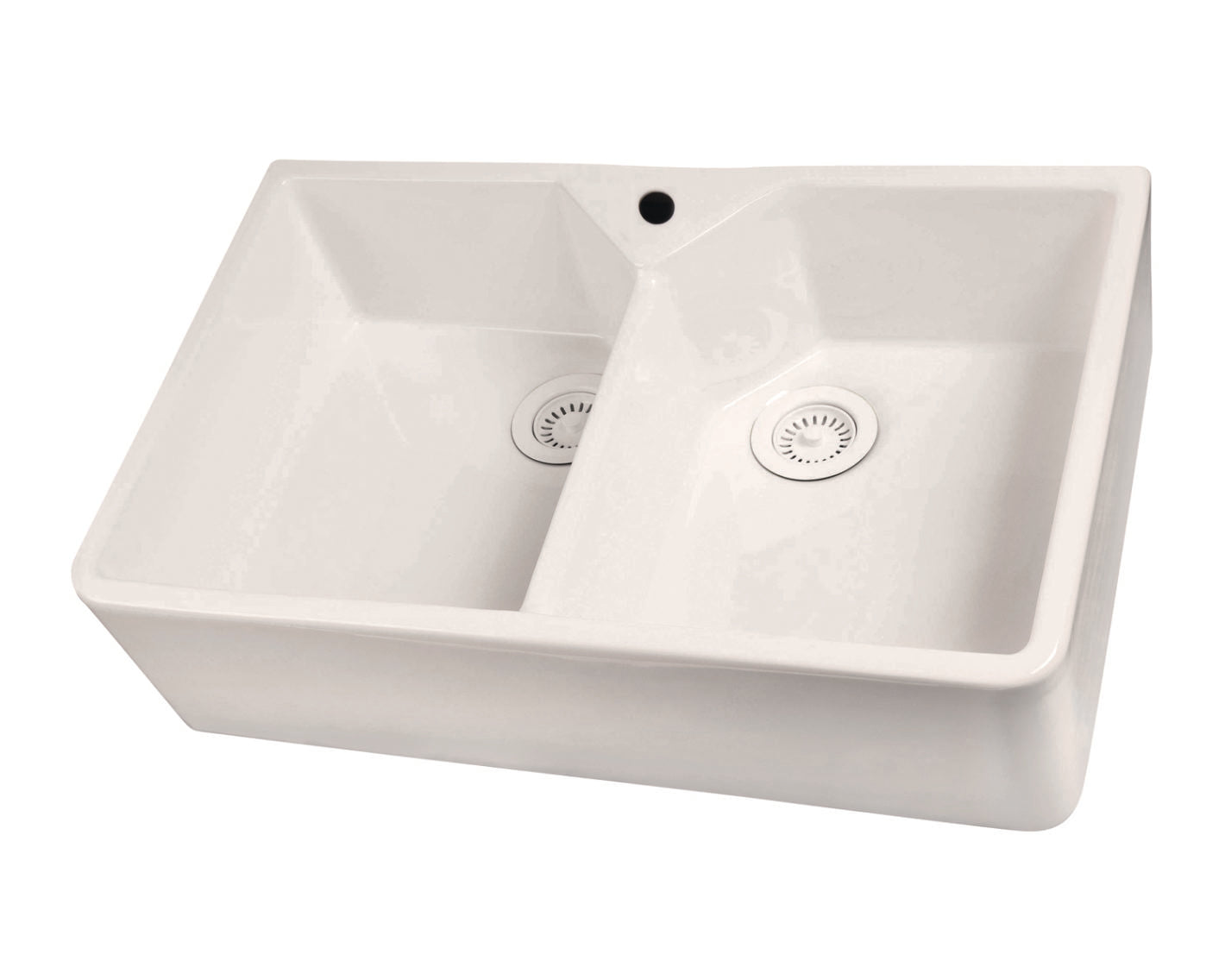 Jolie Double Bowl Fireclay Farmer Sink