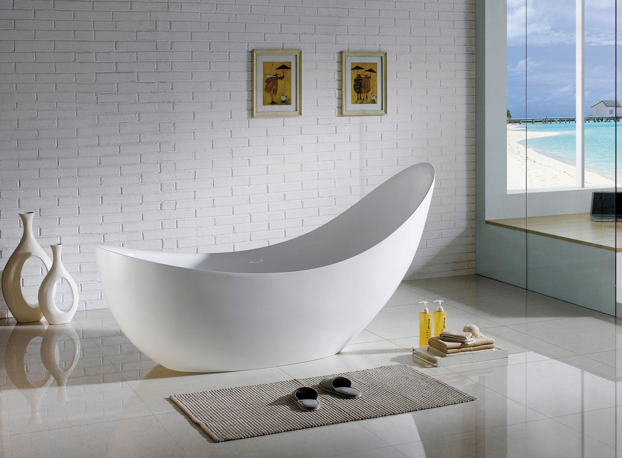 Kube Salto 81" Free Standing Bathtub DISCONTINUED