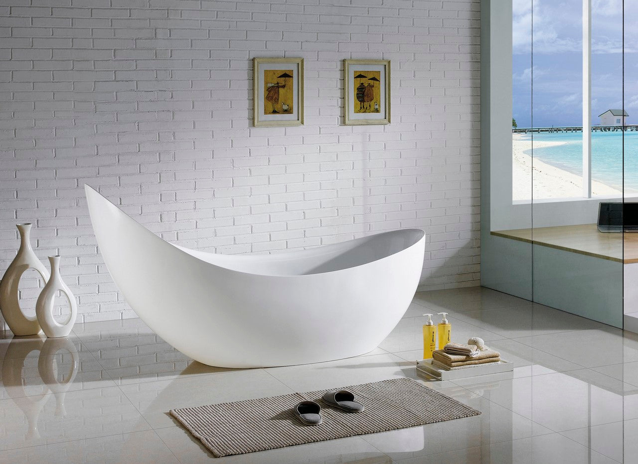 Kube Salto 81" Free Standing Bathtub DISCONTINUED