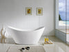 Kube Luna 68" Free Standing Bathtub