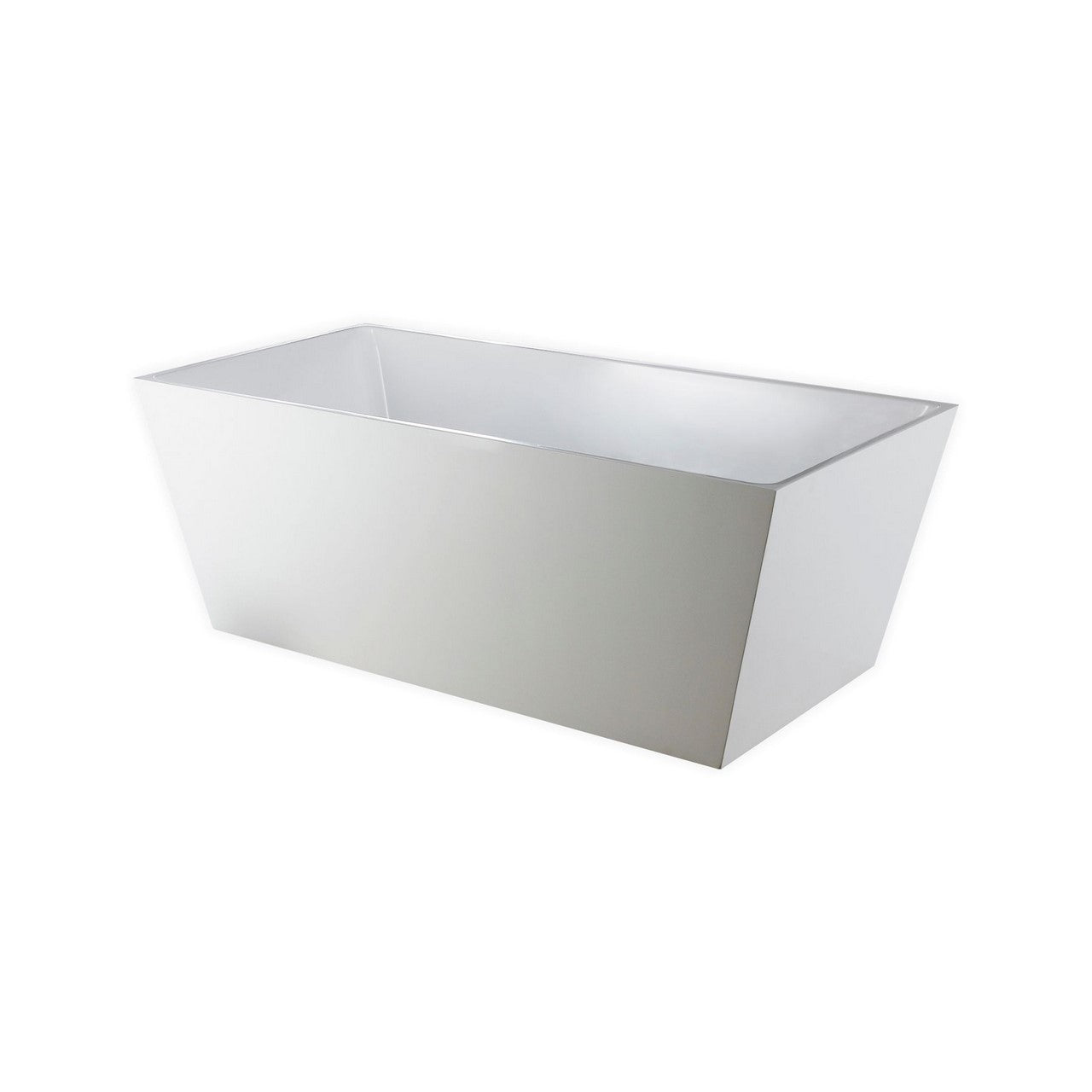 Kube Squadra 59" Free Standing Bathtub