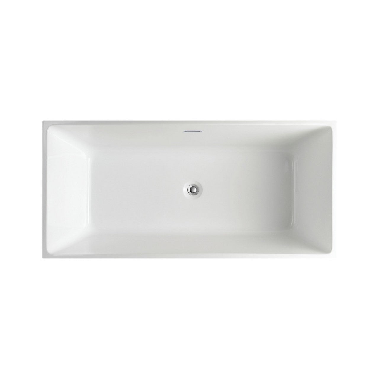 Kube Squadra 59" Free Standing Bathtub