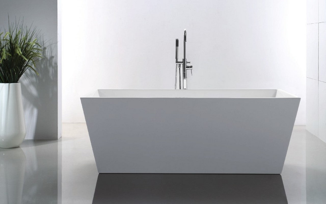 Kube Squadra 59" Free Standing Bathtub