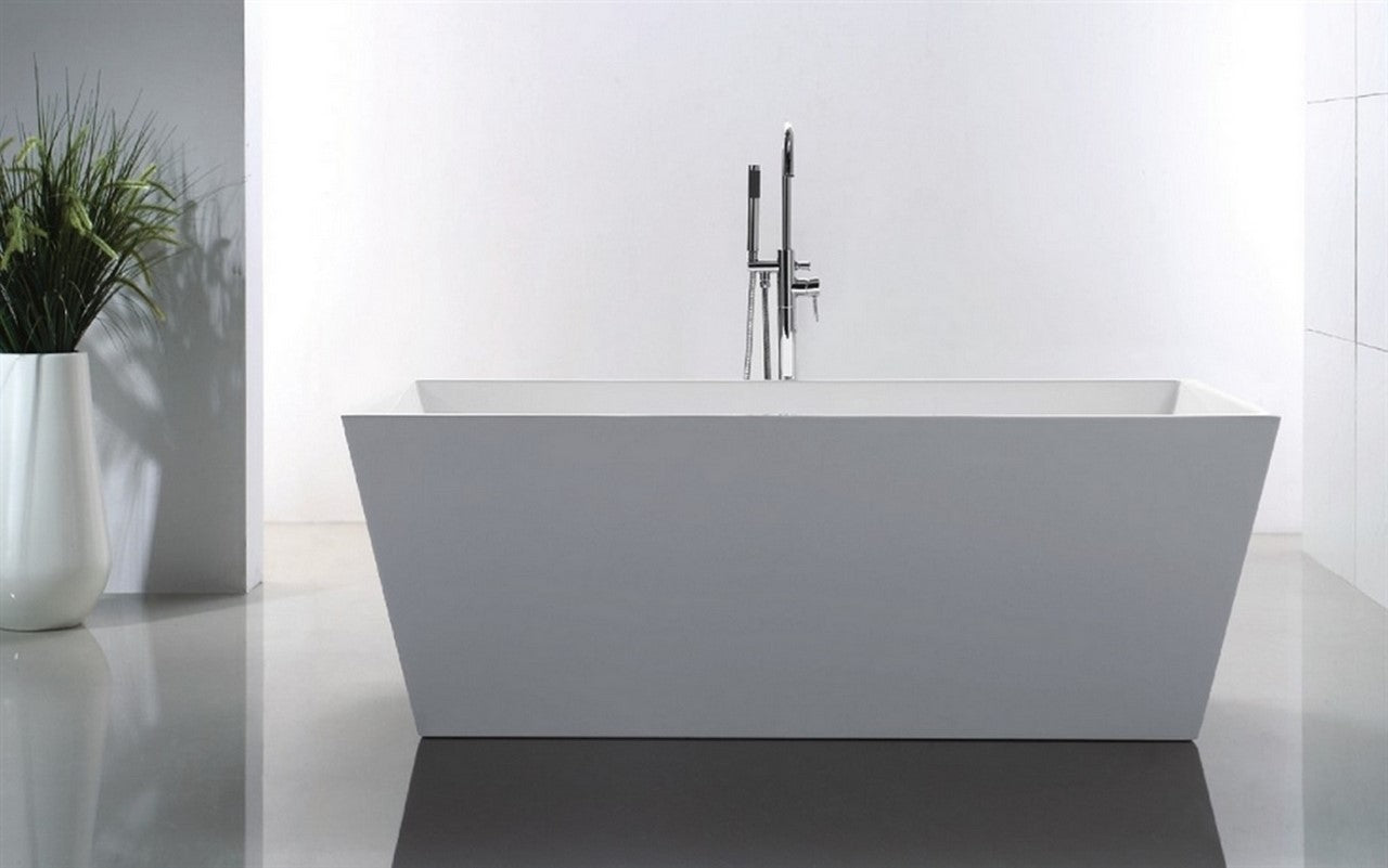 Kube Squadra 63" Free Standing Bathtub