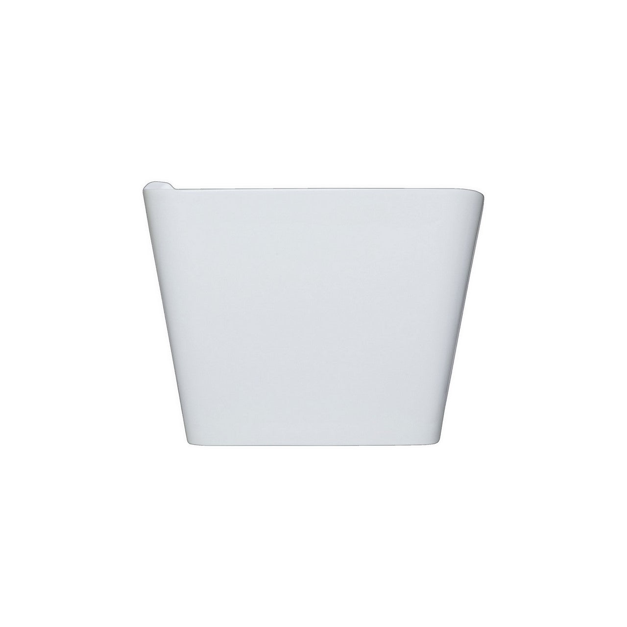 Kube Ondulato 67'' White Free Standing Bathtub