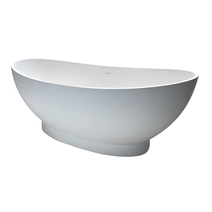 Barclay Julianna 71" BARstone Double Slipper Tub RTDSN71-WH