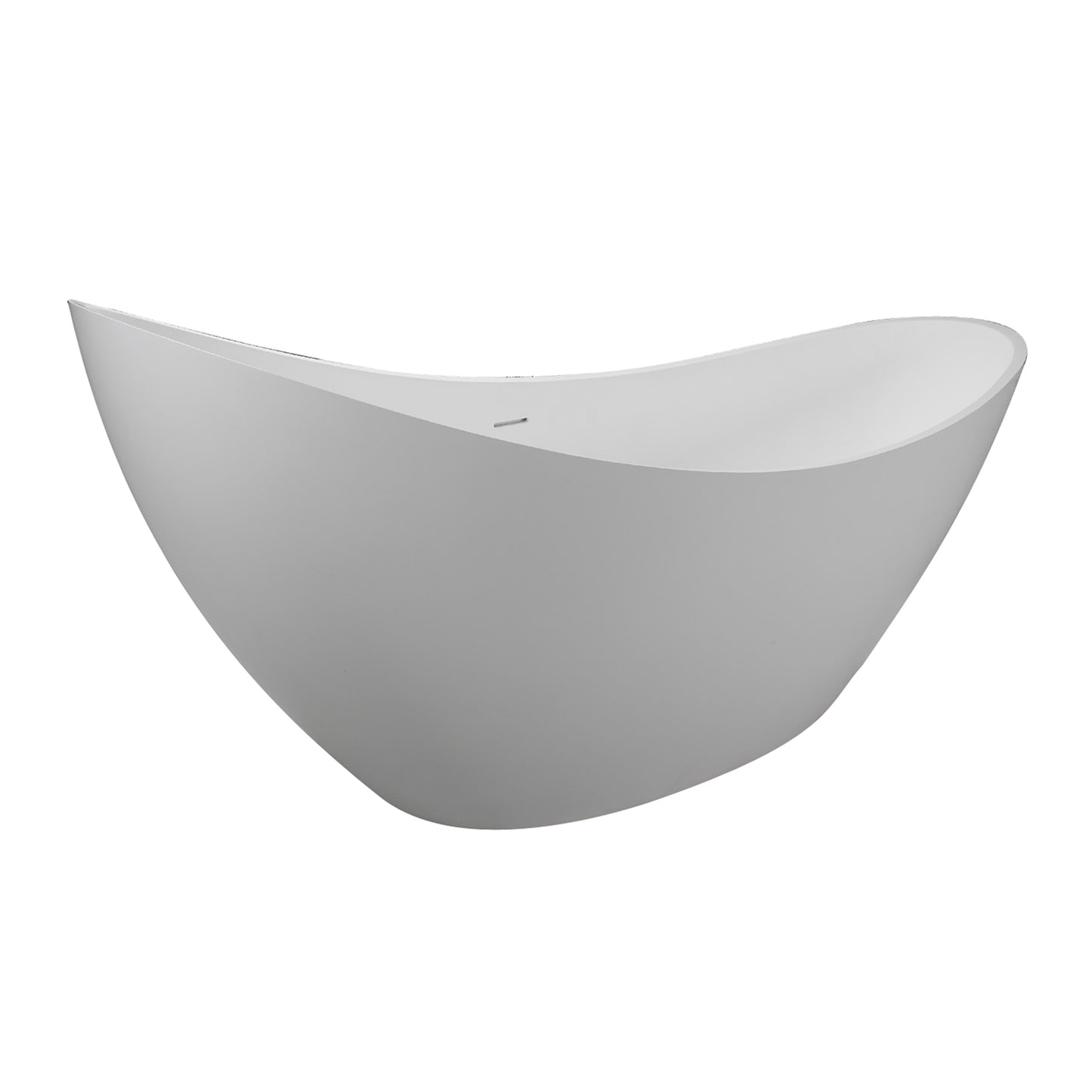 Barclay Britta 73" BARstone Slipper Tub RTSN73-WH