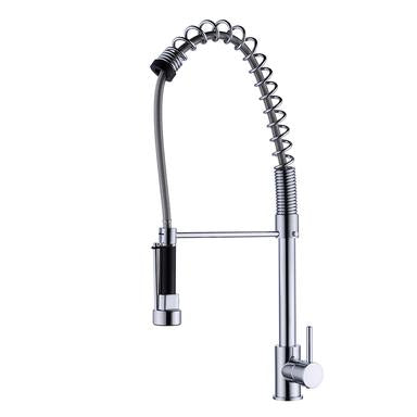 Barclay Celie Single Handle Kitchen Faucet with Spring Spout KFS402-CP